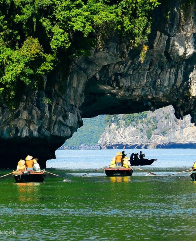 Dark And lite cave Halong
