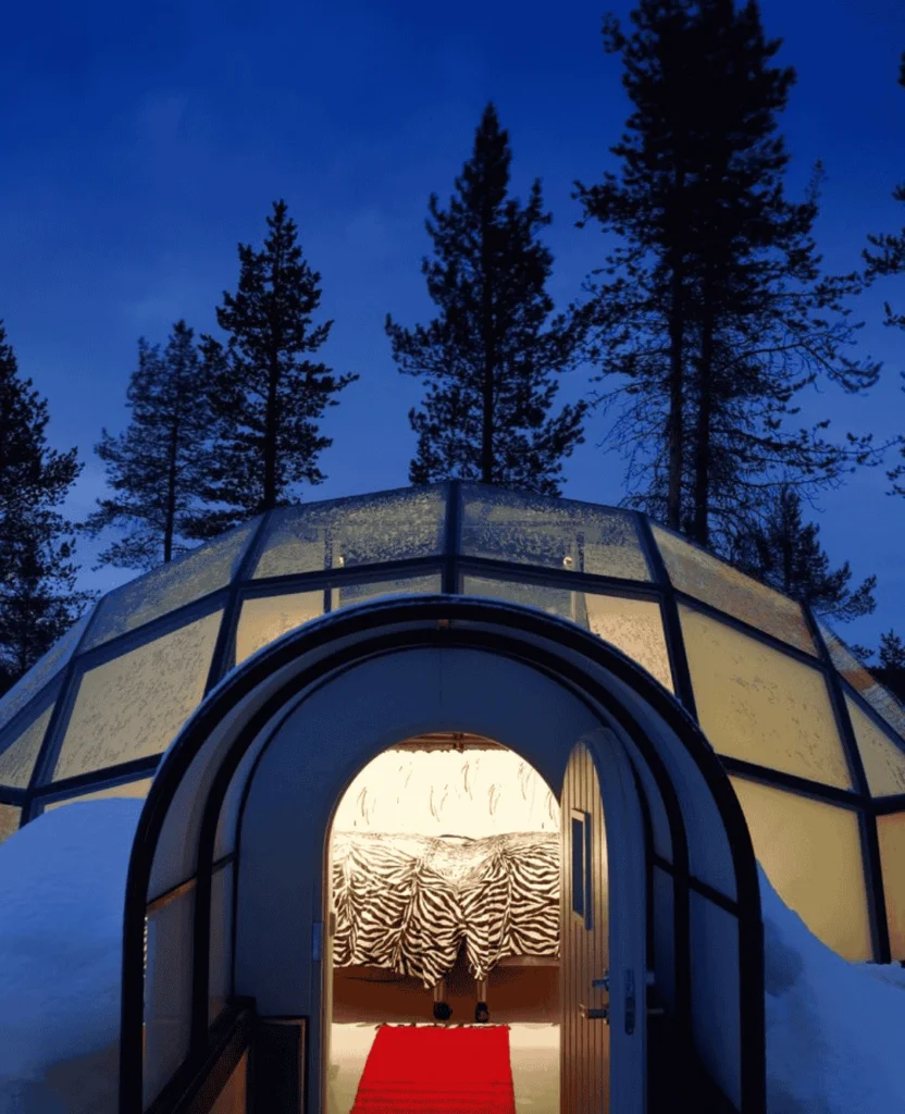 glass igloo
